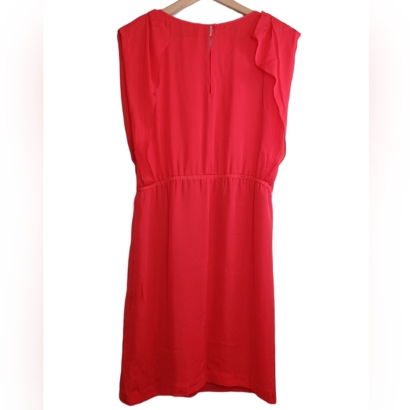 Gerald Darel 100% Silk Colorful Cinched Waist Above The Knee Dress - Picture 3 of 16